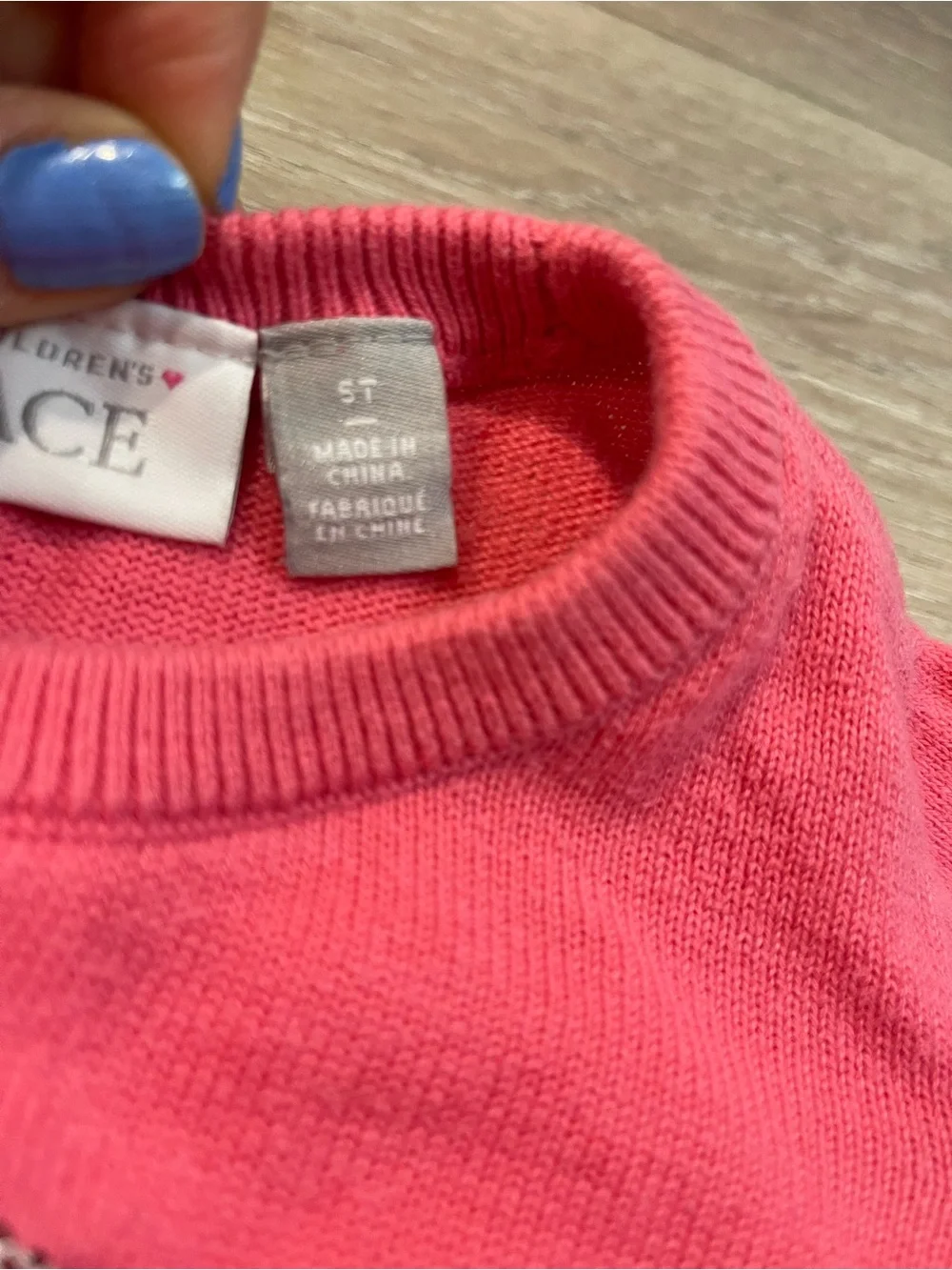 Girls Pink Rainbow Pullover Sweater
